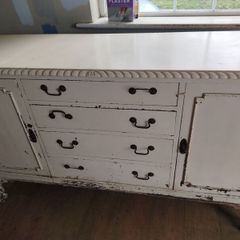 antique sideboard for upcycle project