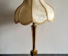 Vintage solid brass lamp