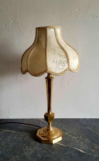 Vintage solid brass lamp