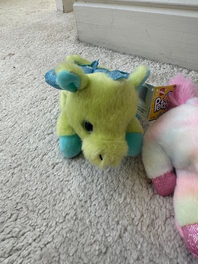Russ Petooties Pets Rainbow Unicorn and Dragon Plush approx. 5 Please see photos
