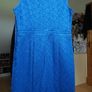 Royal blue lace dress Image 3