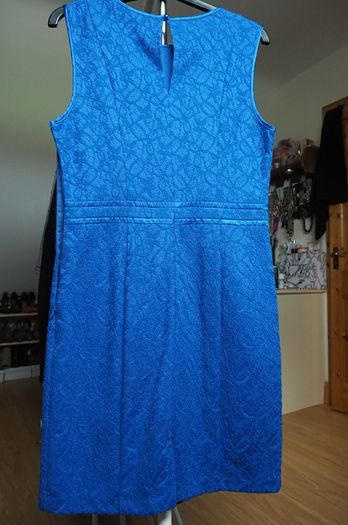 Royal blue lace dress