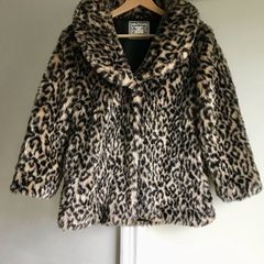 Dressy faux fur coat 10-11y