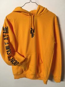 Gold Yellow Billie Eilish Don't Smile At Me Hoodie