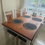 Rustic Solid Wood Dining Table Image 2