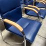 Office Chairs x 8 (Blue) Image 7