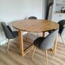 EZ Living solid wood round dining table 160 cm Image 3