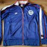 Vintage Retro Nike Zipper Jumper Manchester United football soccer Size M Image 6