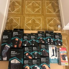 Braces, Sleeves, Support (knees-wrists-waist-legs)