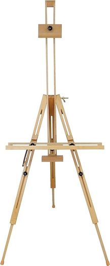 Wooden Easel Portable/Artist Outdoor Easel - Beech Wood Canvas Stand Foldable Tripod - Max Height up to 191cm - Storefront Sign Easel - Sketching Painting Stand