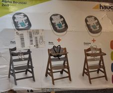 Hauck Alpha Bouncer and Highchair