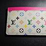 Authentic Louis Vuitton x Takashi Murakami 2025 Collection Cardholder in White Multicolour Image 9