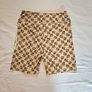 Von Dutch Beige Monogram Cycling/Sports/Gym Shorts RRP 80E Image 6