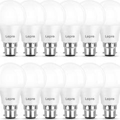 Bayonet Light Bulbs 60W Equivalent, Warm White 2700K, 8.5W 806lm LED Bayonet Bulb, B22 LED Bulbs, BC Energy Saving Lightbulbs Bayonet, Non-dimmable, Pack of 12