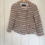 Zara Jacket -- Cream, Red and Navy - Size M Image 2