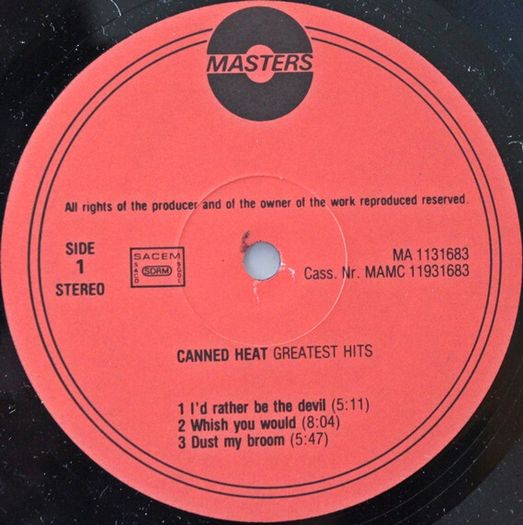 Canned Heat  Greatest Hits