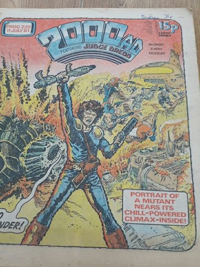 2000AD progs in the 200s.