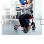 Goplus Folding Rollator Lightweight Aluminum Walker Image 6