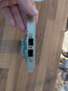 HP SPF+ 10GbE 2-port PCI-E X8 Network Card 615406-001 [Homelab]
