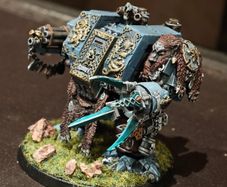 Space Wolves Dreadnought painted