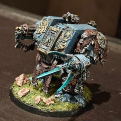 Space Wolves Dreadnought painted