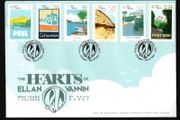 2017 Isle of Man The Hearts of Ellan Vannin, Manx Towns and Villages by Adam Berry Commemorative Stamps First Day Cover (FDC)
