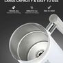 Milk Frother 3 in 1 Electric Steamer for Making Latte Cappuccino Coffee Milk Warmer Foamer Heater Non-Stick Auto Shutoff Image 4