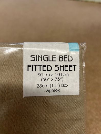 BNIP Single bed fitted sheet