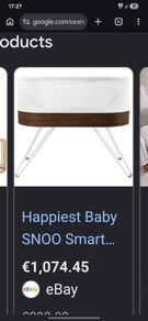Snoo Smart sleeper baby cot