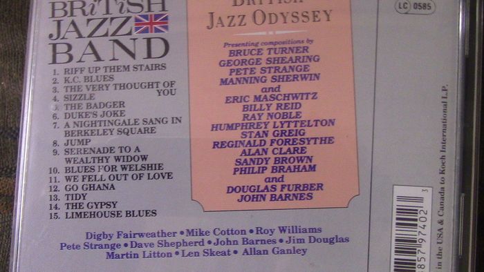 The Great British Jazz Band - A British Jazz Odyssey CD