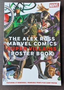 Book  Alex Ross Marvel Comics Super Villains Poster Book