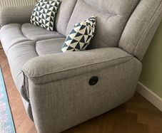 2 seater power recliner sofa