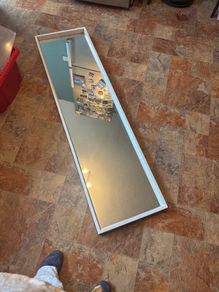 White 5ft ikea mirror