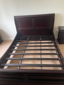 Double Mahogany Bed Suite