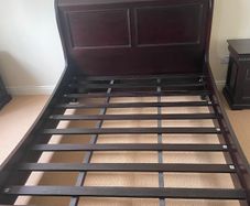 Double Mahogany Bed Suite