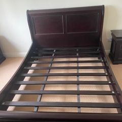 Double Mahogany Bed Suite