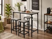 Bar Table Set with 4 Stools