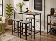 main image for ad Bar Table Set with 4 Stools