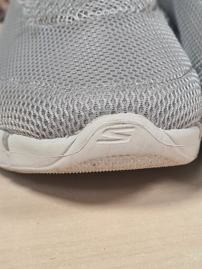 womens SKECHERS GO WALK Slip in trainers runners beige Size UK 4 EU 37