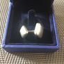 Sterling Silver T & CO Cufflink Image 2