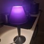 Beautiful 1991 Miss Sissi Table Lamp By Philip Stack Blue Polycarbonate. Image 4
