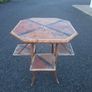 Late Victorian / Aesthetic Movement bamboo and lacquer tiered side table Image 6