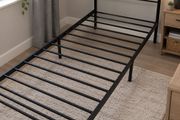 As New - Lovely Sturdy Black Metal Single Bed Frame - Can Deliver