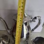 Vintage Leonard 5 Piece Silver plate Teapot, Sugar B0wl. Creamer / milk jug. Image 4
