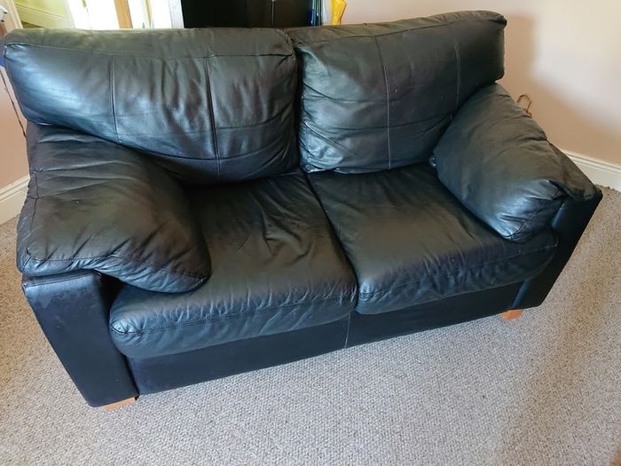 Leather couch