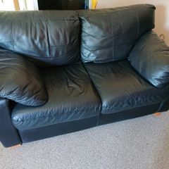 Leather couch