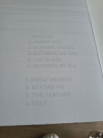 The Foo Fighters but here we are White vinyl