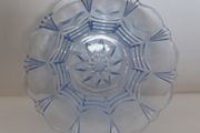 BOWL - Vintage - 9 inch Diameter - Blue Glass