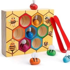 New Wooden Bees (Fine Motor Skills)