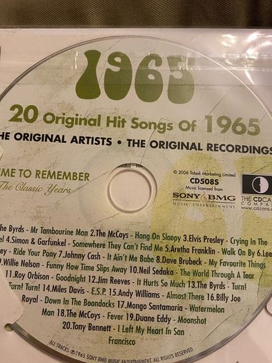 Birthday cd 1965